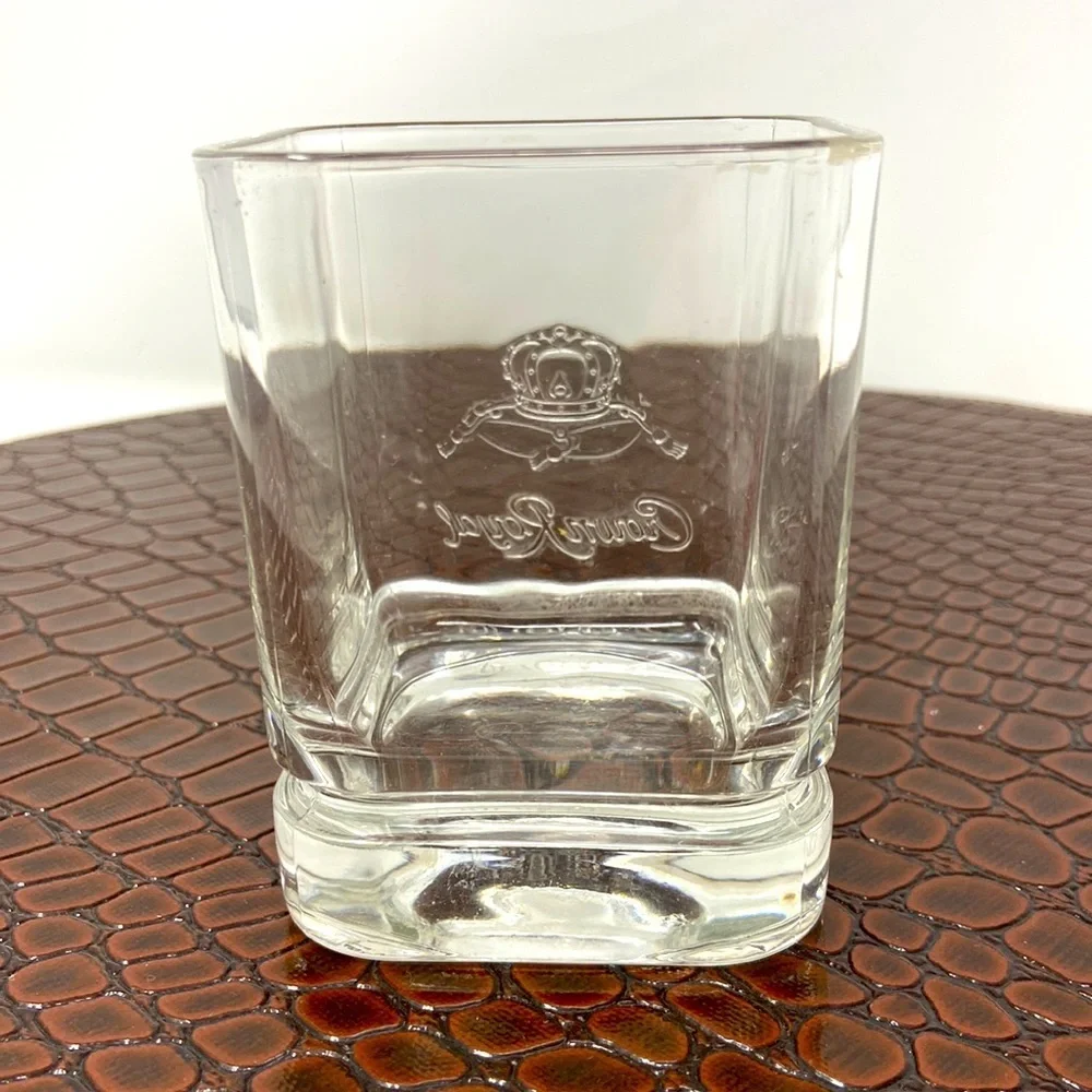Millennium Crown Royal 2000 Whiskey Glass Vintage.